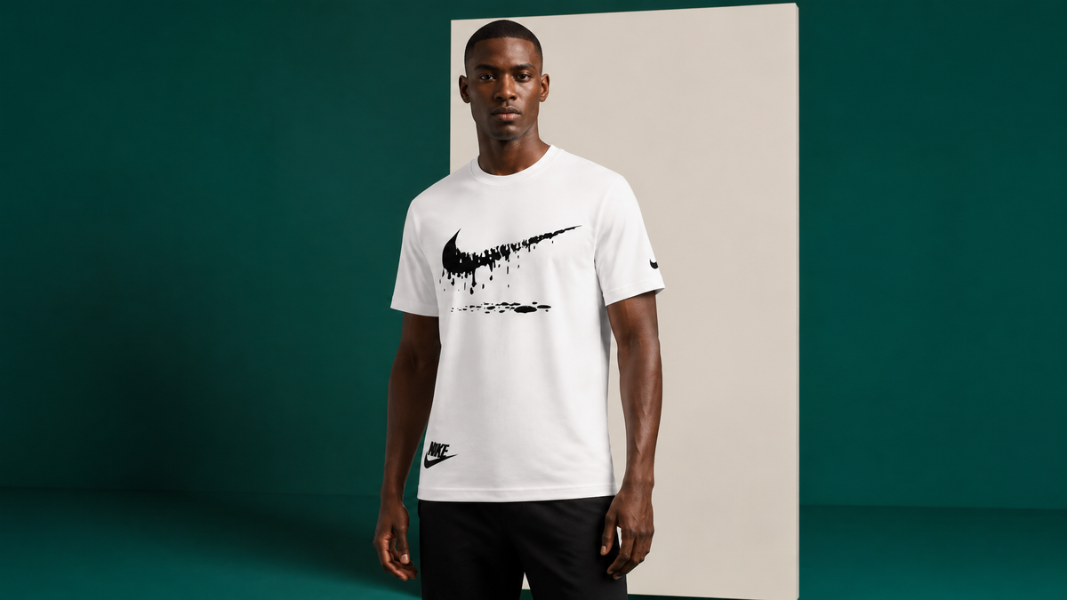 Camiseta Swoosh Drip - Vista frontal